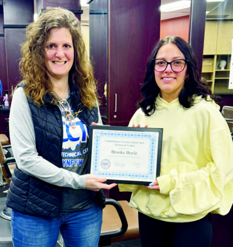CCCTC April Student of the Month